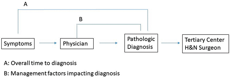 Fig. 1 Flowchart for the diagnosis of patients with OPSCC