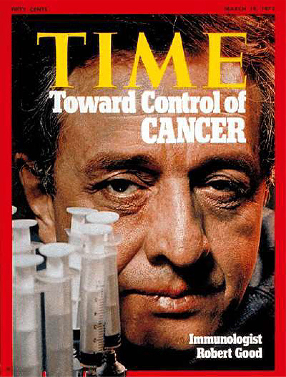 Figure 12: Robert Good on the cover of Time Magazine March 19