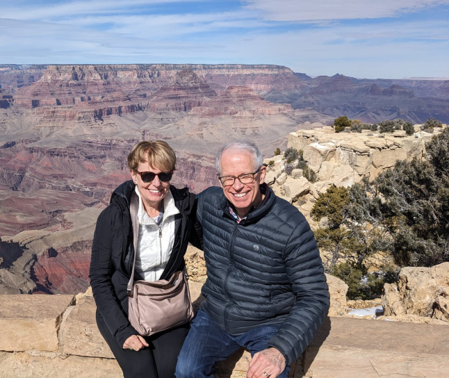 Figure 23: Professor Mike Schkrum and wife Sue