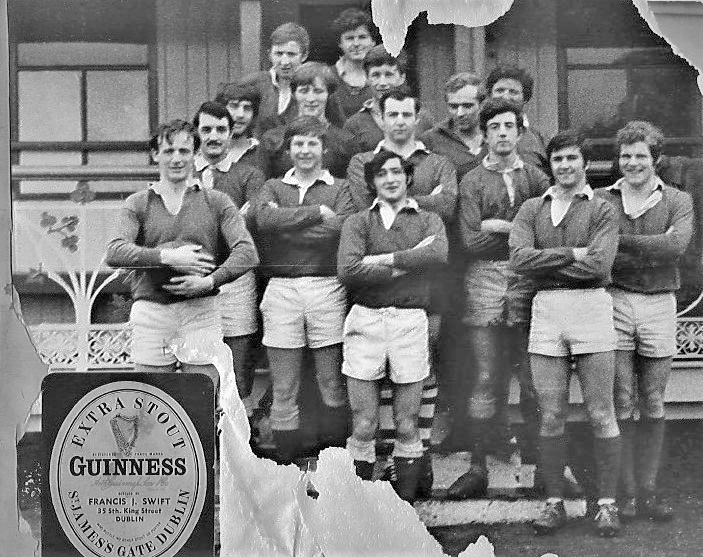 Figure 39: The 1973 RCSI Rugby XV, Author standing left at rear